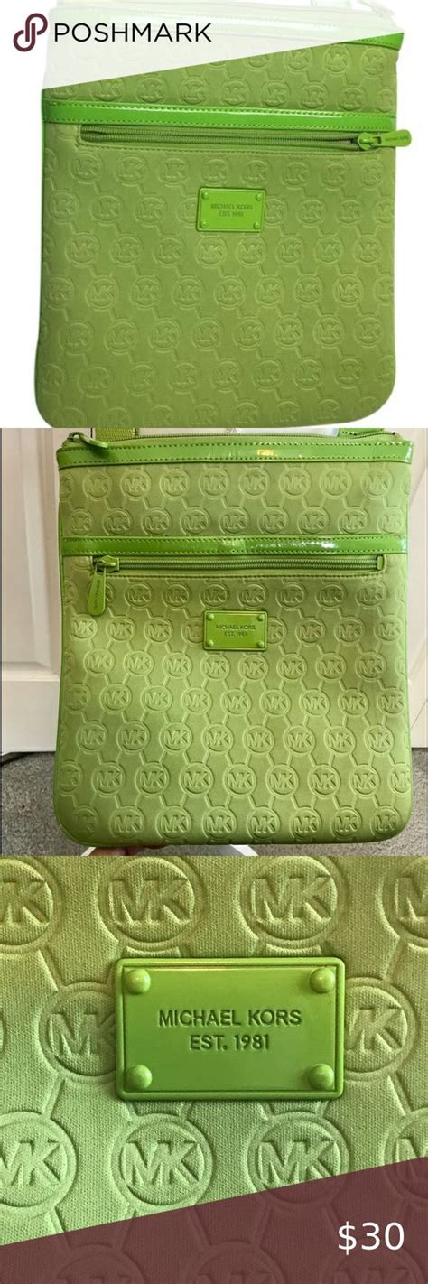 grey michael kors crossbody bag|michael kors lime green handbag.